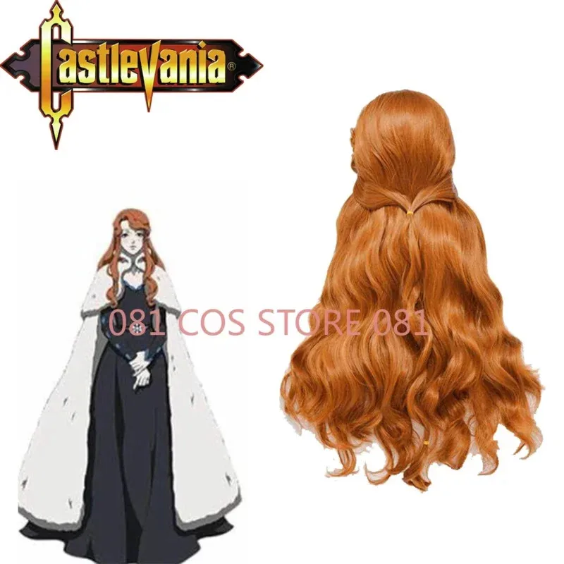 qq 123 أنيمي Castlevania Lenore تأثيري شعر مستعار الأميرة للنساء أنيمي الباروكات الاصطناعية