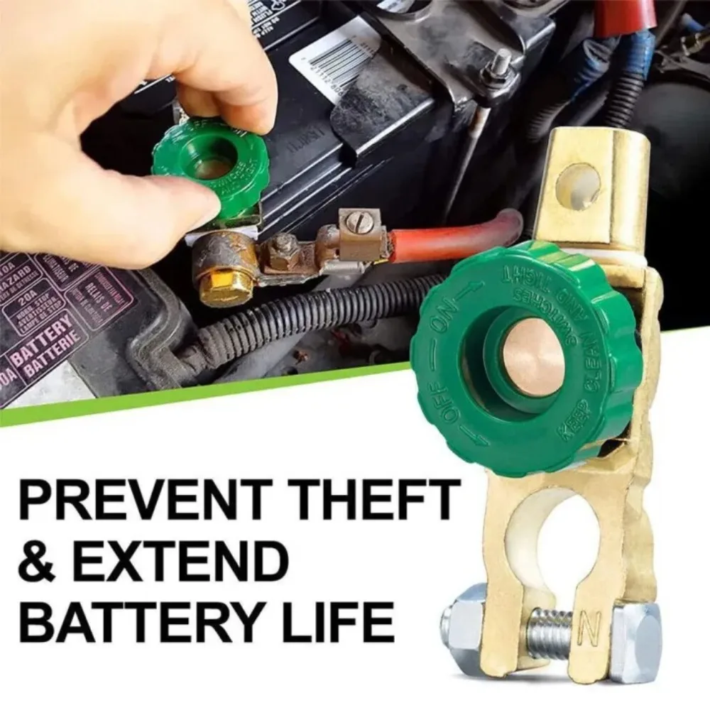 Universeller Auto-Batterietrennschalter, Metall-Batterieklemmen-Isolator, Schnellabschalt- und Trennschutz für Autoteile