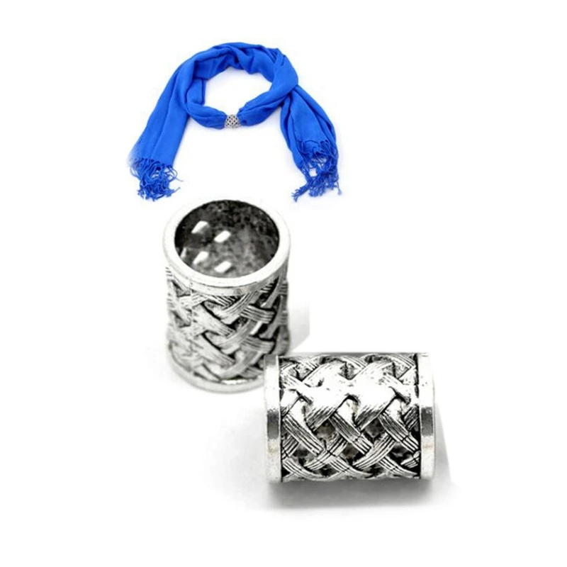 8x Vintage antike Bronze Haar Geflecht Bart Dread lock Perlen Ringe Rohr Wikinger Rune Charm Anhänger für DIY Halskette Schmuck