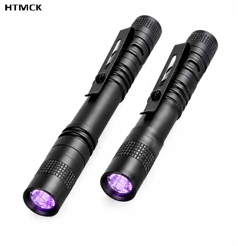 3LED Portable Mini Flashlight USB Rechargeable Torch with Pen Clip Tail Magnet Outdoor Emergency Light