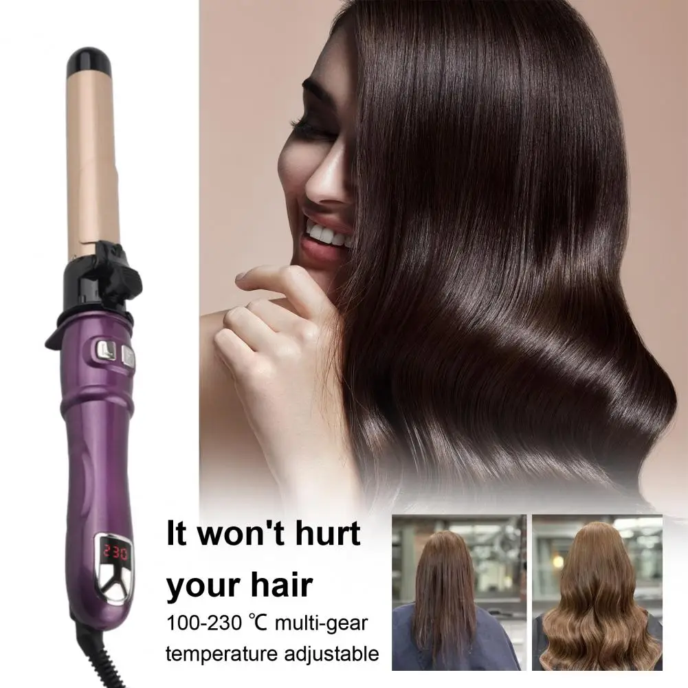 Full Automatic Curling Iron Hair Curler Tourmaline Ceramic Fast Heating Curling Iron Rotating Roller Auto Rotary Styling Tool