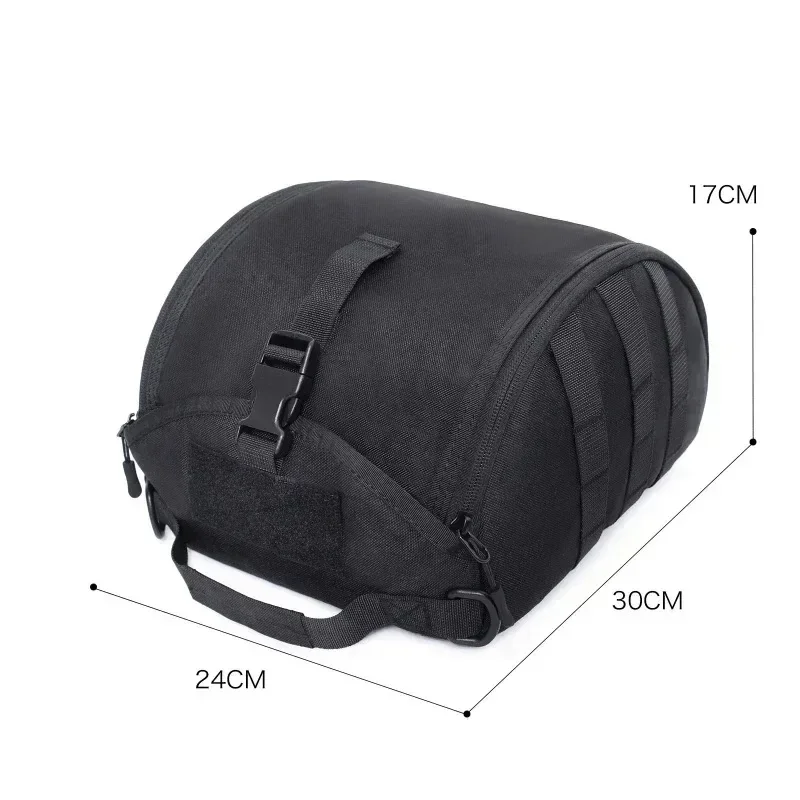 Tactical Helmet Bag Pack Multi-Purpose Molle Storage Carrying Pouch for Sports Hunting Shooting Combat Helmets