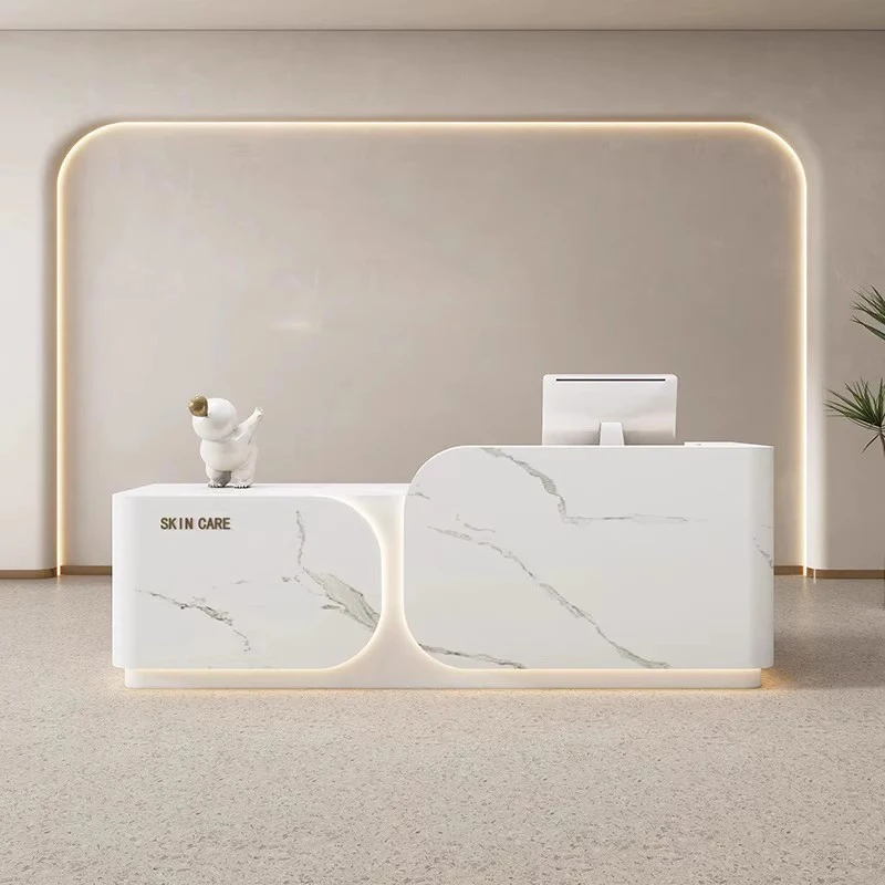 

Storage Design Reception Desks Luxury Wood Cheap Drawer White Reception Desks Modern Classic Empfangstresen Office Furniture