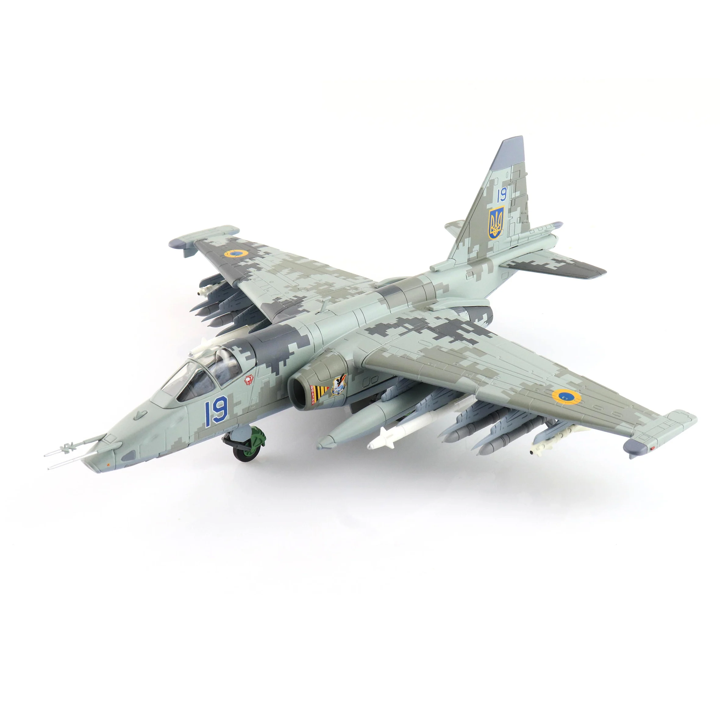 1/72 HA6110 Su25 Su-25M1 Fighter Model 299th Tactical Air Brigade Ukraine 2022 Alloy finished aircraft model