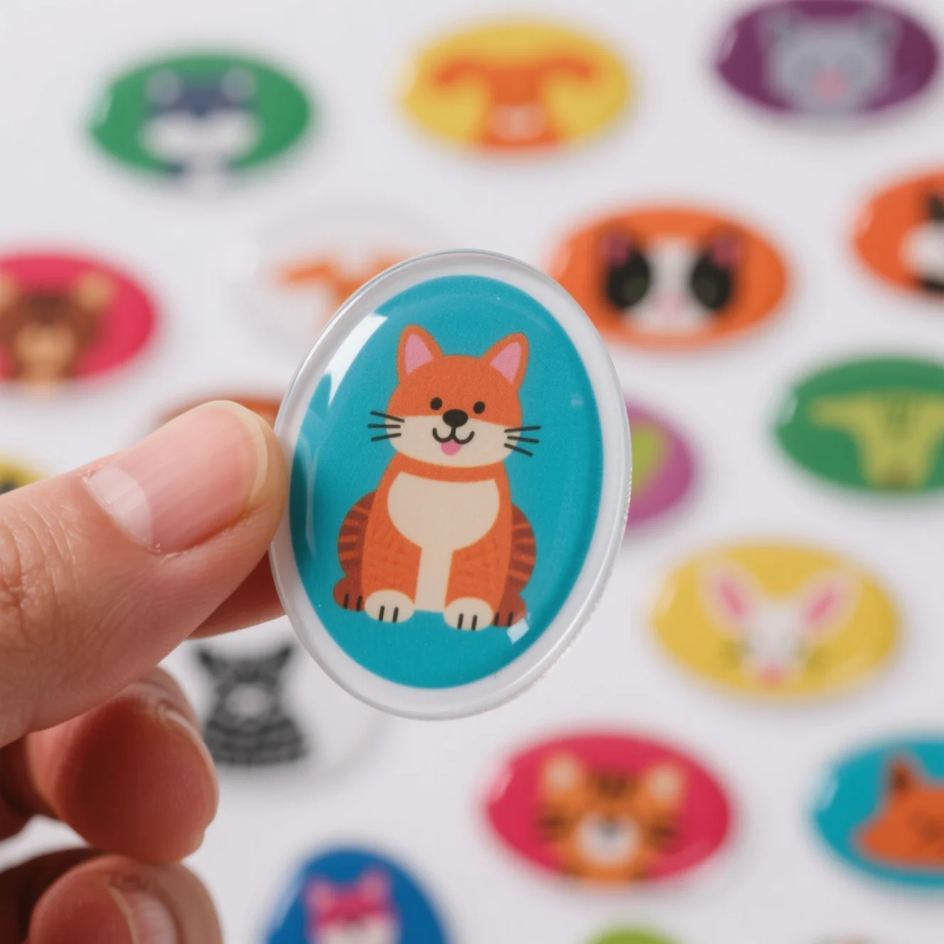 

High-Temperature Resistant Dome Sticker For Appliances And Tools