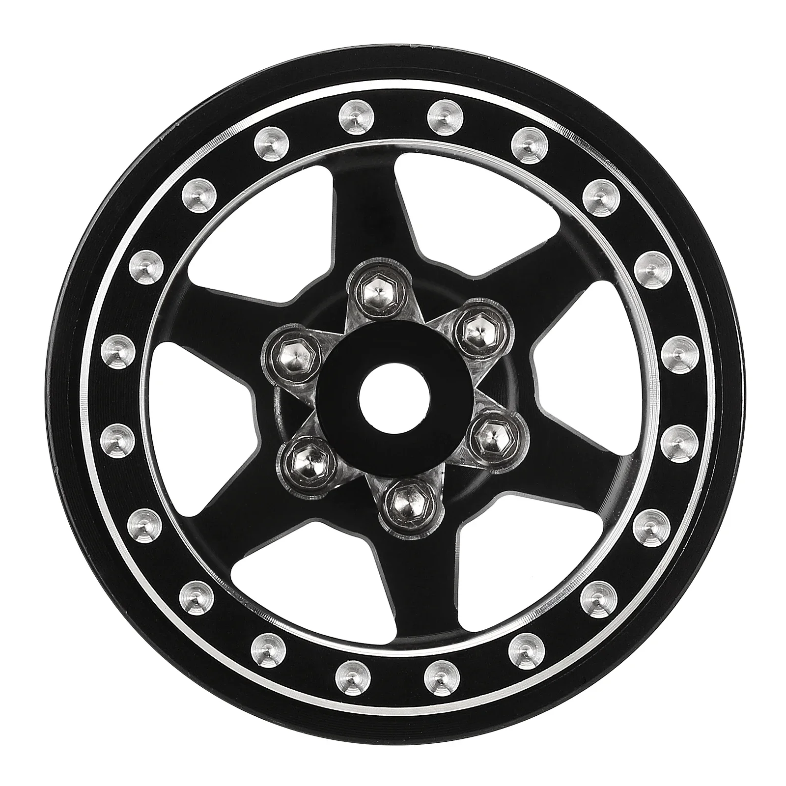 Aluminium 1.0 Plus Beadlock Wheel Rims for 1/24 1/18 RC Crawler SCX24 TRX4M FCX24 (W1104 W1105 W1106)