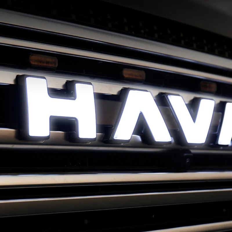 يصلح ل GWM Haval H9 2024 شبكة السيارة LED علامة مضيئة عالية الجودة-أضواء الزخرفية أجزاء الديكور الخارجي لشبكة السيارات #6