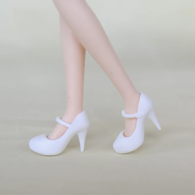 HOUZIWA Blyth Puppenschuhe Kunststoff High Heel Schuhe für Momoko, Licca, Barbes 1/6 Puppen – Detail 8