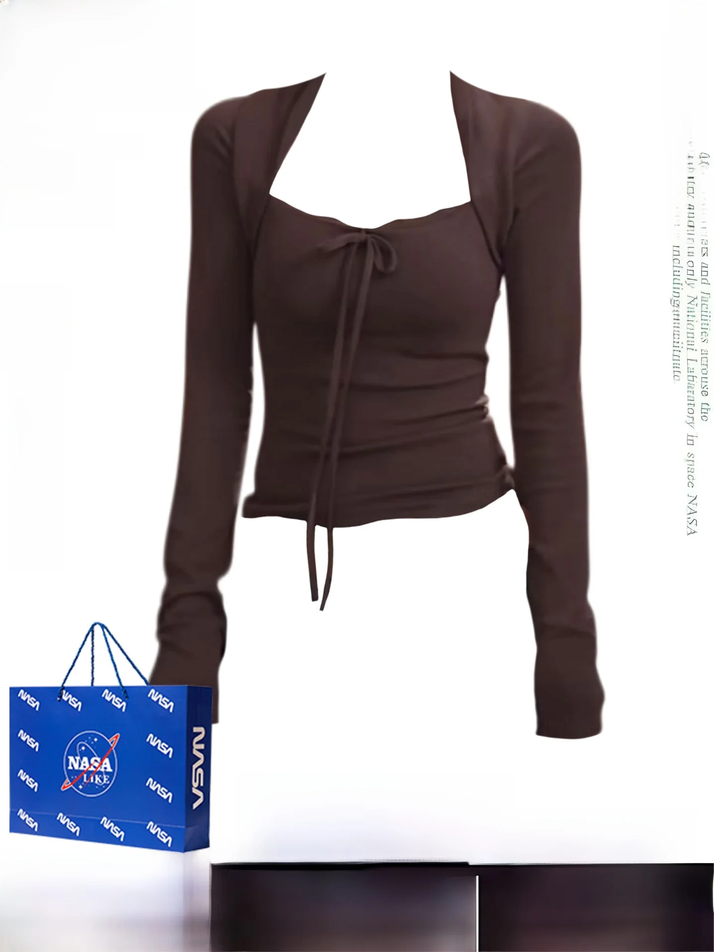 

Slim Fit U-Ne T-irt Women's Autumn Winter Basic irt Inner Wear oulder Width Regular Polyester Fiber Long Sve U-Ne