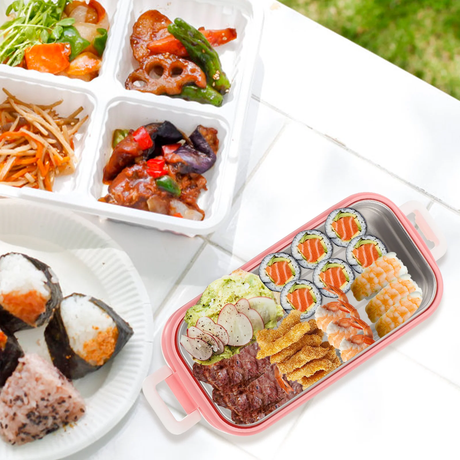 

Stainless Steel 's Lunch Box Boxes Storage Containers for Adults School Men Cute Reusable Japanese Food