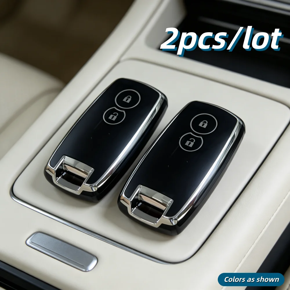 2pcs/lot Car Key Case Covers for Suzuki Grand Vitara Swift SX4 S-Cross XL-7 Kuyucha Sch4 for Suzuki Swift 2007 - 2010