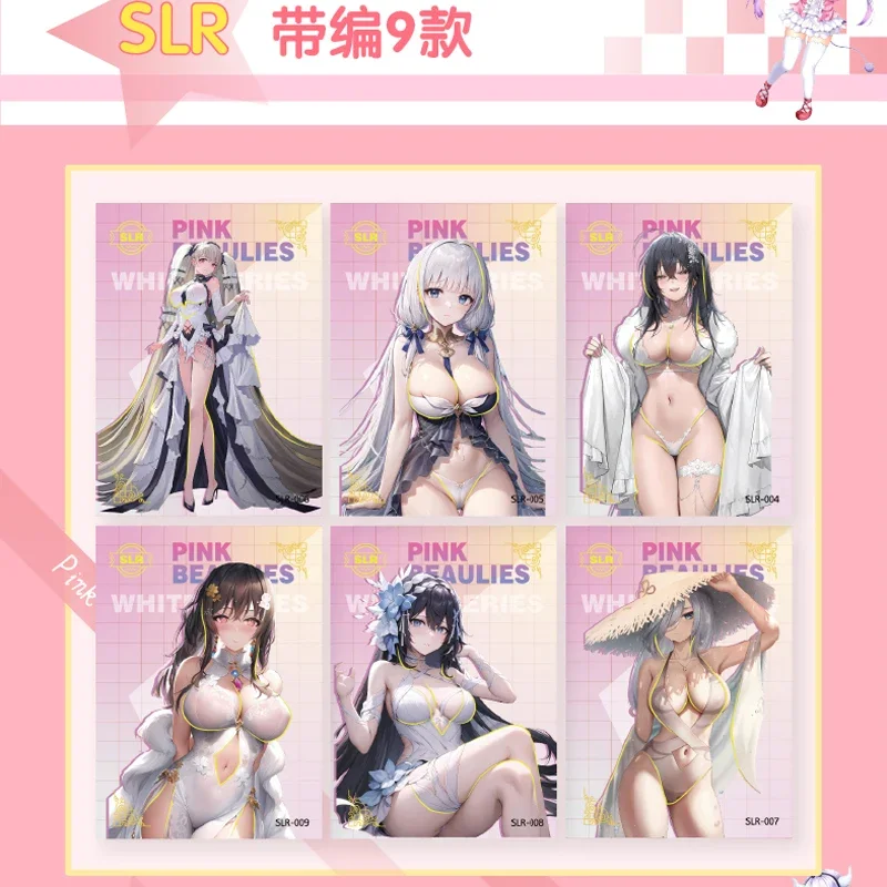 Goddess Story Pink Beauties TCG Collection Cards Booster Box Cute Girl Rare Anime Game Character Board Toy Peripheral Xmas Gifts