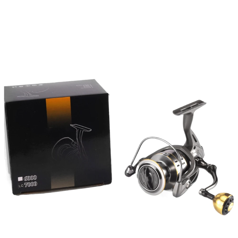 Imagem -05 - Rolamento de Metal Spinning Fishing Reel Cola Macia Poderosa Água Salgada Arrasto de Água Doce 10003000 4000 5000 6000 7000 18kg Novo