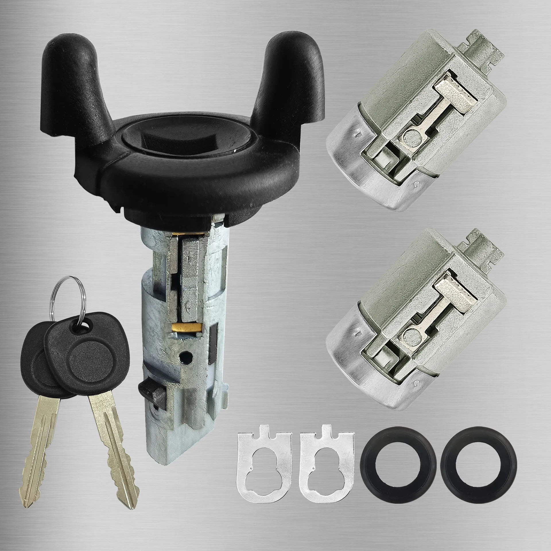 

For Chevrolet pickup truck ignition lock switch replacement and repair kit, door lock with 2 keys, OE: 704600, 702912, 598007