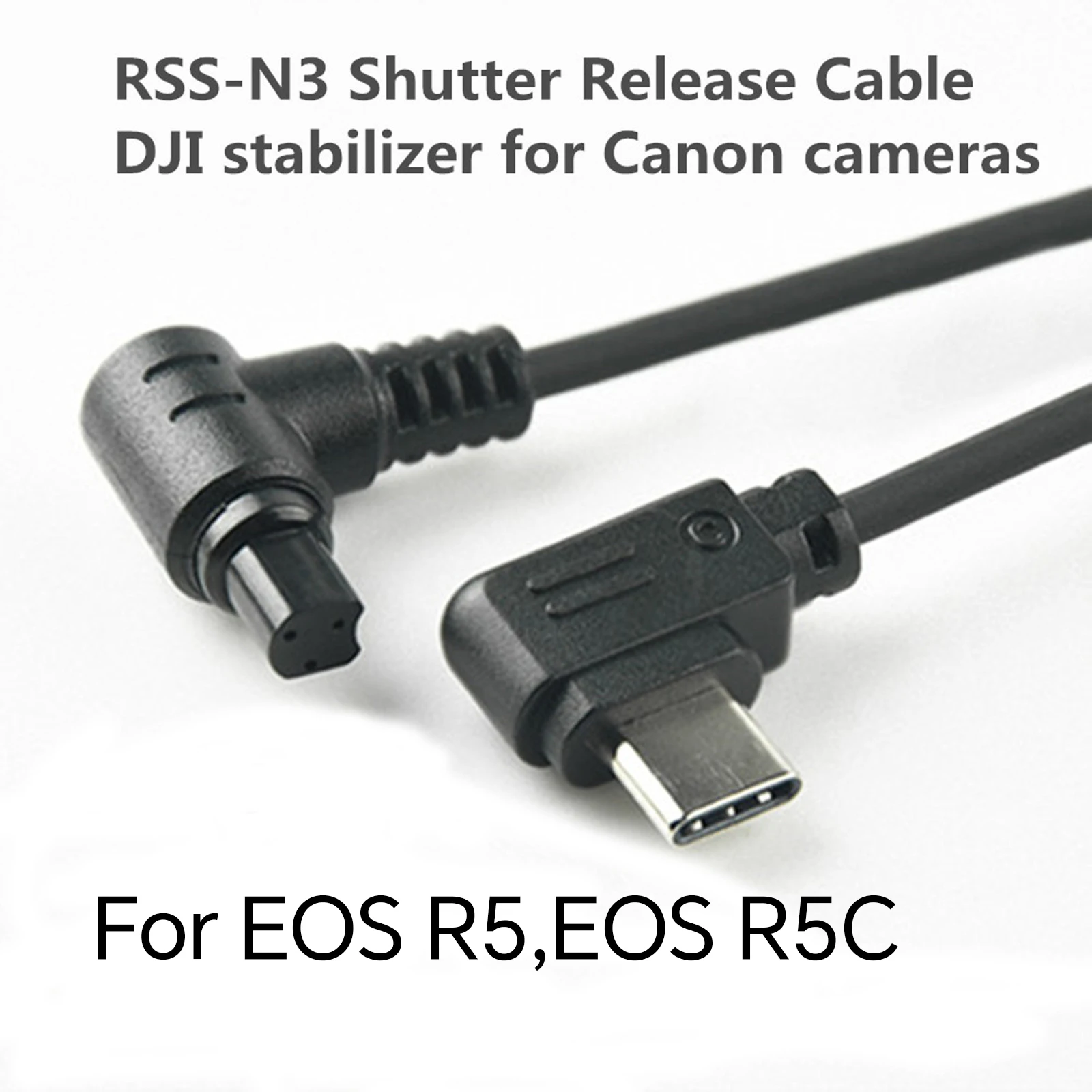 For DJI ronin R5 R5C Video release connection cable Shutter Cable for SC SC2 rs2 RS3 RS4 Pro For Canon R5,R5C,5D2,5D3  USB-C