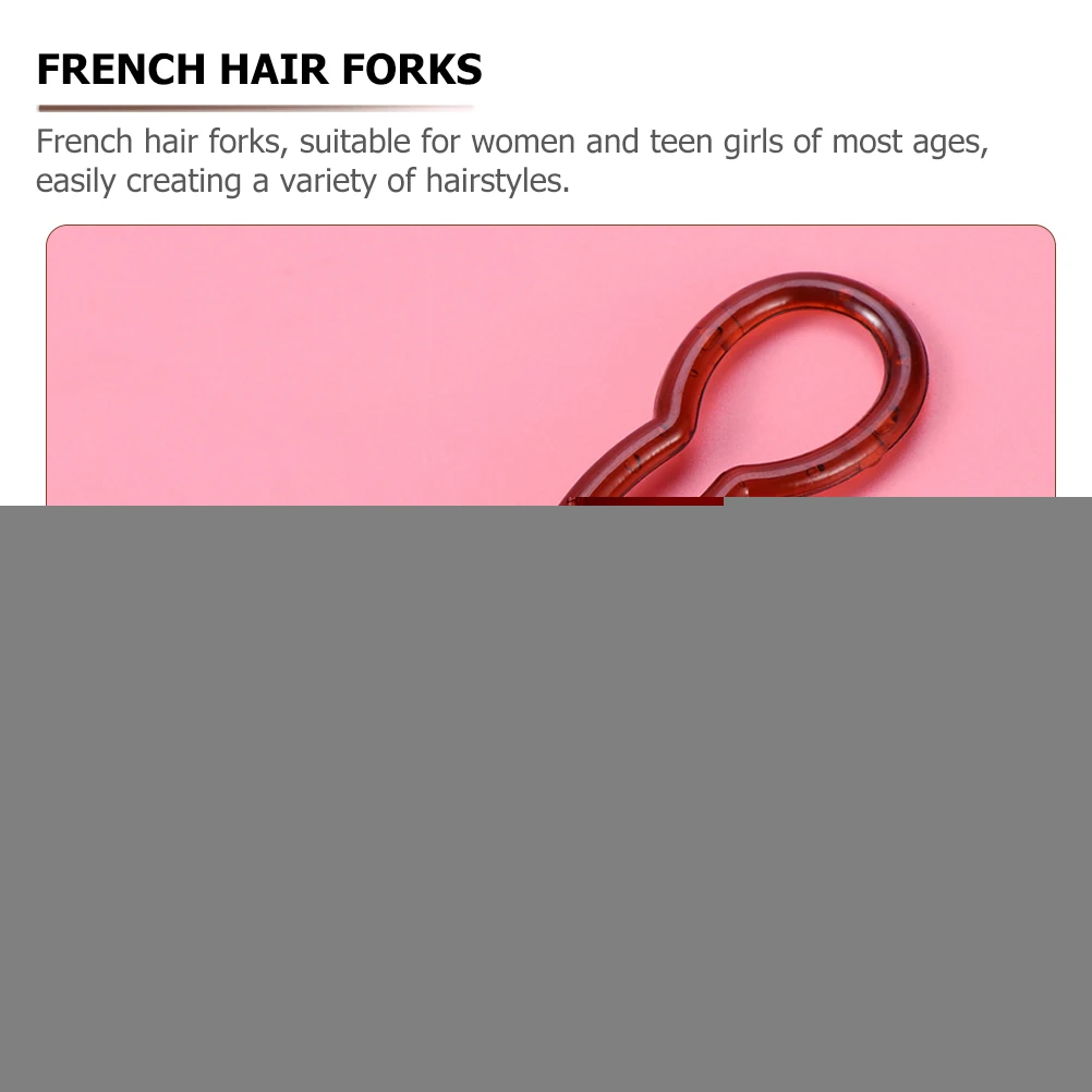 

24 Pcs U Shaped Hairpins Fork for Girls Lightweight Comfortable Wedding Party Hair Accessories Women Hair Stick Bun Tools