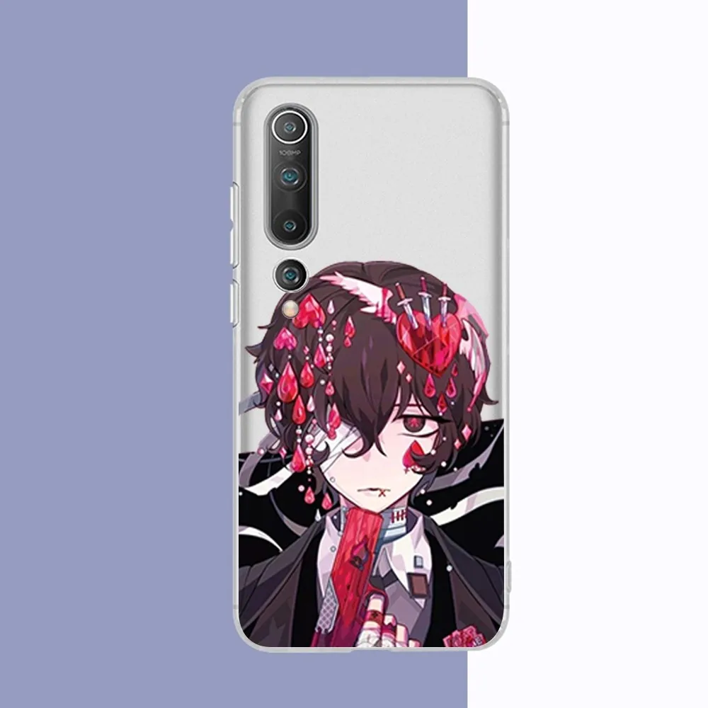 Anime Bungou Stray Dogs Dazai Osamu Phone Case For Samsung S 20 21 22 23 for Redmi Note7 8 9 10 for Huawei P20 30 40 Clear Case