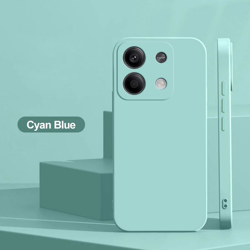 Original quadratische Flüssigsilikon-Handyhüllen für Xiaomi Redmi Note 13 14 Pro Note 14 Pro + Note 13 Pro Plus 5G stoßfeste Rückseite – Detail 14