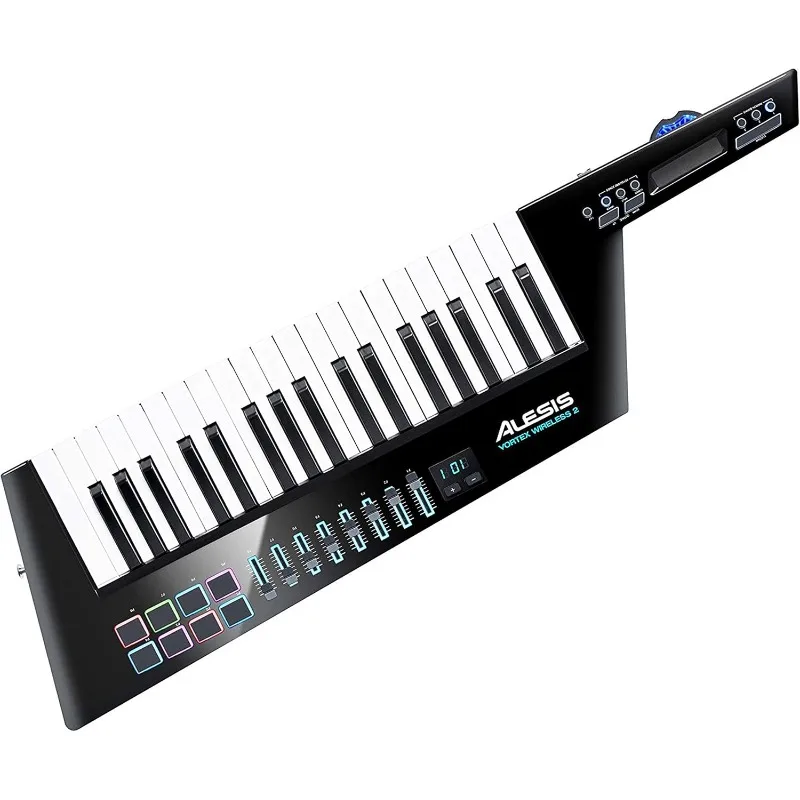 Wireless 2 - High-Performance USB MIDI Wireless Keytar Controller with Professional Software Suite Included,Black