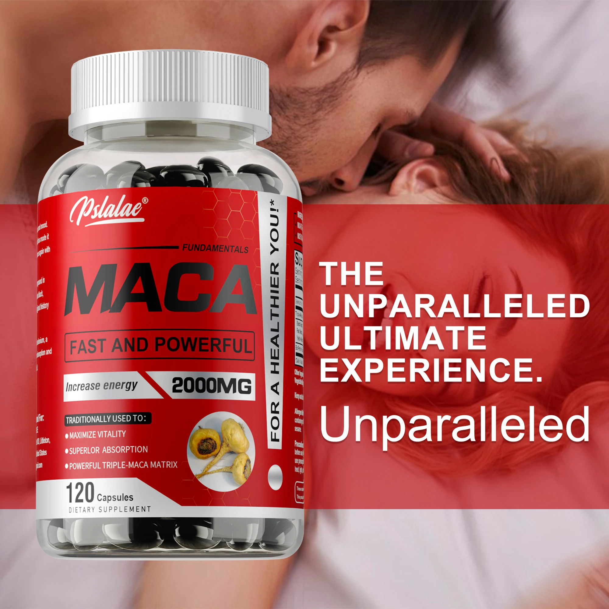 

Maca Root Supplement - Regulate Mood, Improves Vitality and Performance, Enhance Energy, Enhances Male Strength