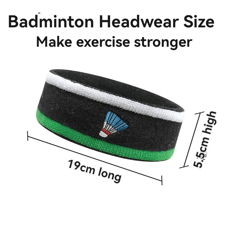 1Pcs Cotton Sports Headband Antiperspirant Sweatband Protection Basketball Tennis Badminton Adult Kids Fitness Sweat Hair Band