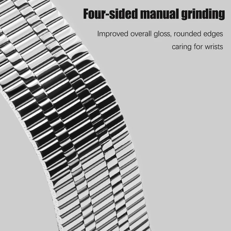 لساعة سامسونج جالاكسي 8 الكلاسيكية 46 مللي متر حزام سوار فولاذي غير قابل للصدأ كوريا لساعة 8 40 مللي متر 44 مللي متر سوار ساعة معدني استبدال سوار