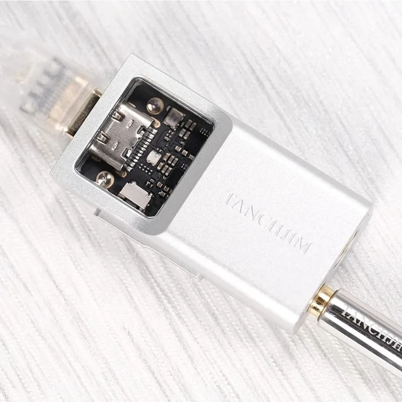 TANCHJIM Space DAC Portabel & Amplifier Earphone Dual CS43131 DAC 32Bit/768KHz 3.5Mm/4.4Mm Output USB Tipe C Input Headphone AMP