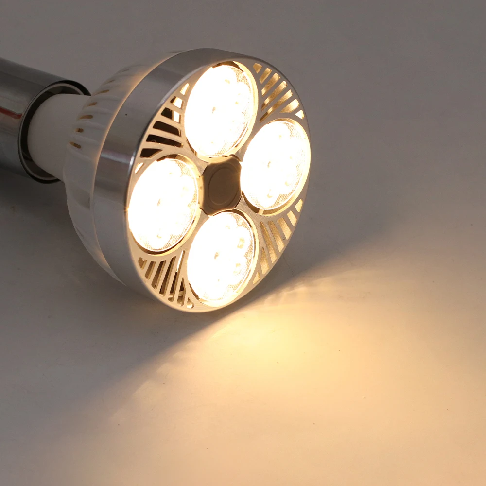 Bombilla LED PAR30 de 35W/45W E27, Súper Brillante, Ahorro de Energía, 220V, Foco, Luz Diurna, Proyector, Iluminación