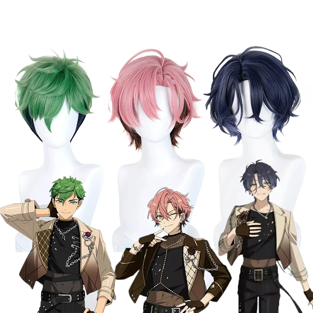 アニメ-es-クオン-マシュ-サカサキ-ジュイス-タズラ-チトセ-ユニセックス-30-センチメートルコスプレウィッグハロウィンパーティーウィッグ