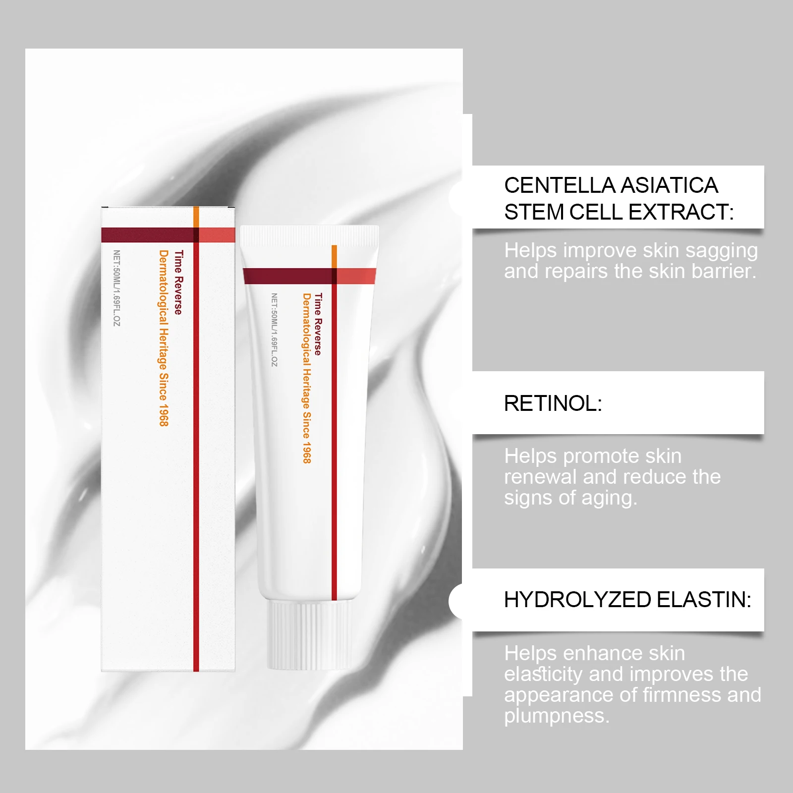 Centella Asiatica Cream Madecassoside Barrier Repair Moisturizer,Instant Redness Relief & Soothing Face Cream for Sensitive Skin - view 2