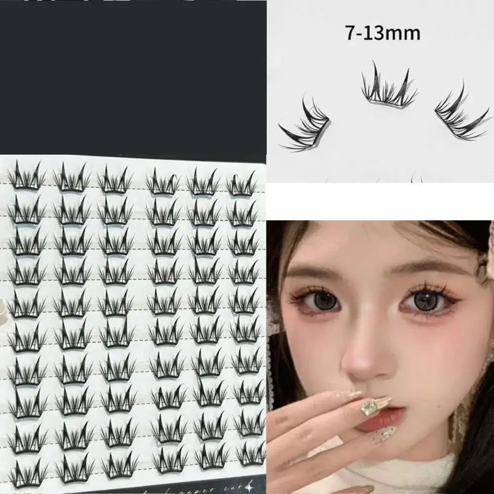 Kein Kleber erforderlich, falsche Wimpern, 6/10 Reihen, selbstklebende gefälschte Wimpernverlängerungen, wiederverwendbar, individuelle Wimpern, Make-up-Tools