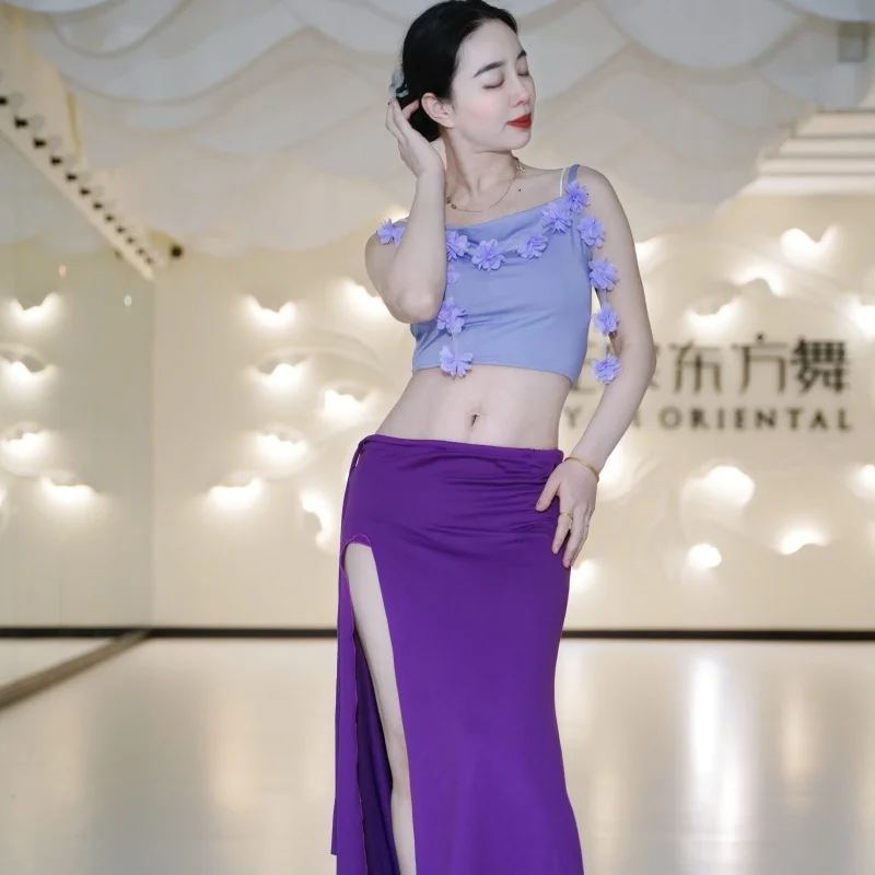 women's belly dance practice clothes sexy temperament performance set adult oriental dance professional training clothing