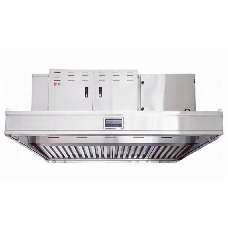 

Промышленный очиститель воздуха для кейтеринга: высокая мощность всасывания, прямое выбросное соединение, с вытяжкой из нержавеющей стали