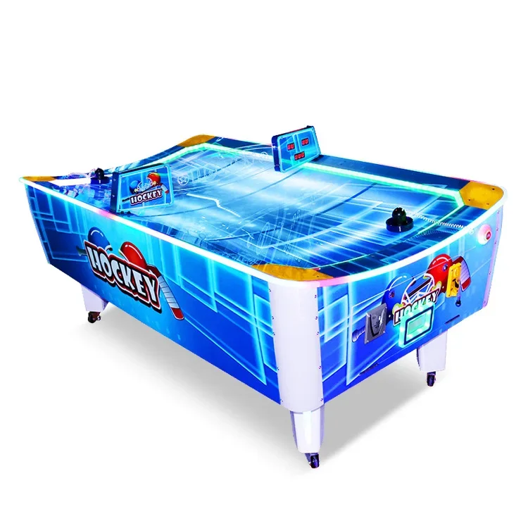 New Design curve area Coin Operated Air Hockey Table Arcade Games Machines Indoor Sport 2 Player Hockey Table Game