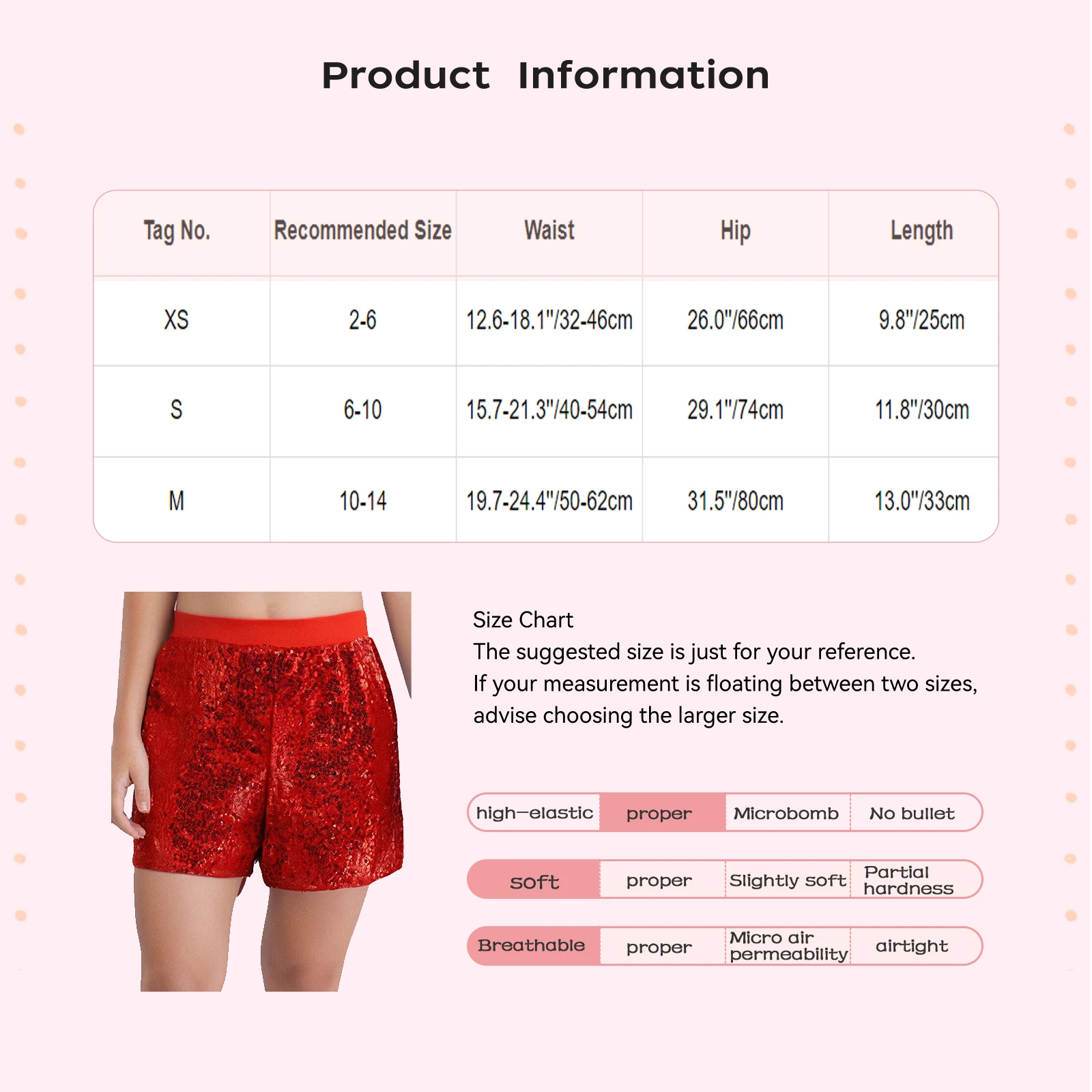 ‌ Kinder Mädchen Glitzer Pailletten Jazz Dance Shorts Hosen Elastischer Bund Glitzernde, bequeme gefütterte Hose für Hip Hop Street Dance