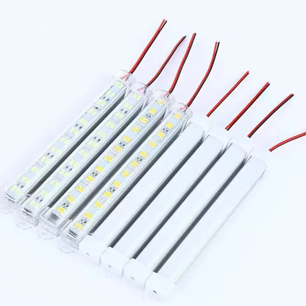 

5 шт. светодиодный барный светильник 10 см 18 см 27 см 35 см 52 см 12 В 24 В SMD5730 двухрядный жесткий ленточный светильник теплый белый холодный белый светодиодный жесткий светодиодный светильник