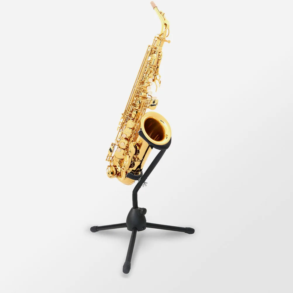 

Alto Saxophone St Black Removable Foldable Storage Display Saxophone Holder Lightweight Small Size Sturdy Durable