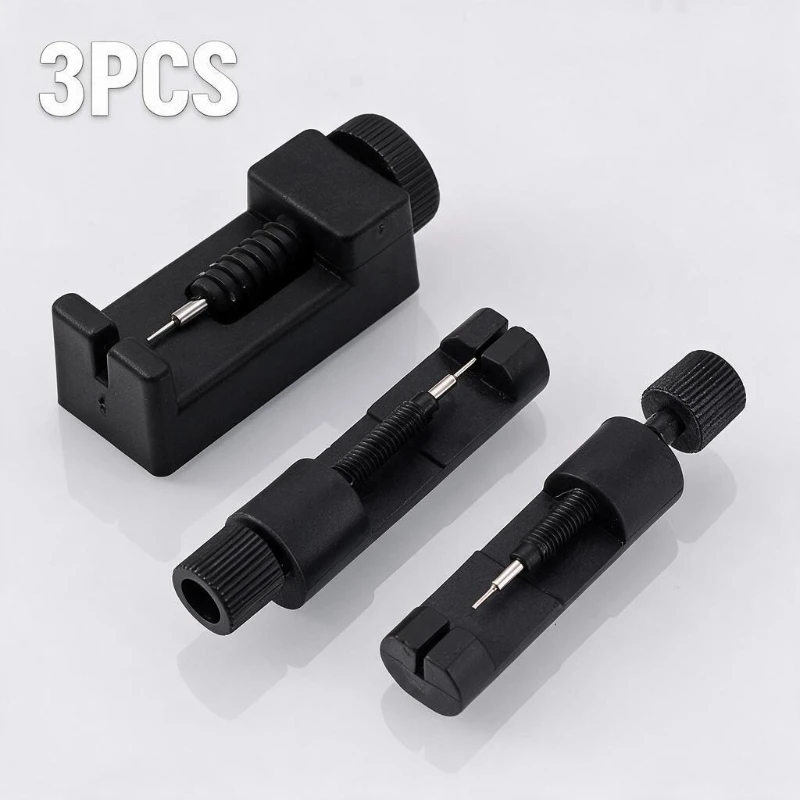 3Pcs Watch Band Link Removal Tool Kit Watch Bracelet Pin Remover Hand Tools For Adjusting Watch Chain Length Watchmaker Repair