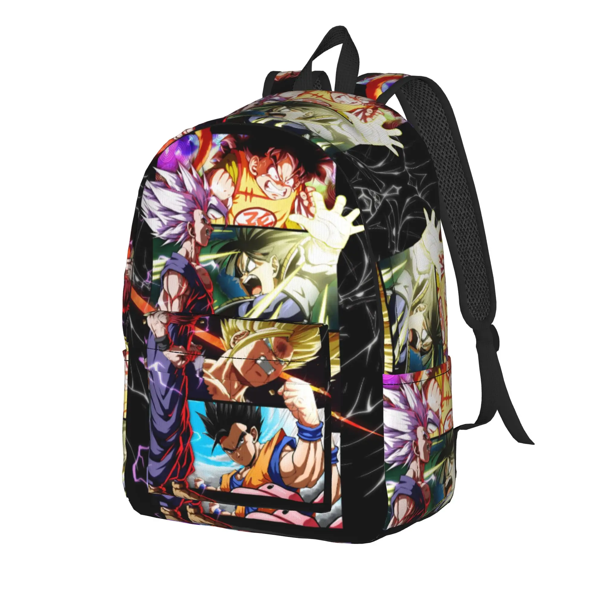 Fashion Dragon Ball Goku Backpack funko Mochilas Kawaii Camping Zipper Closure Rucksack