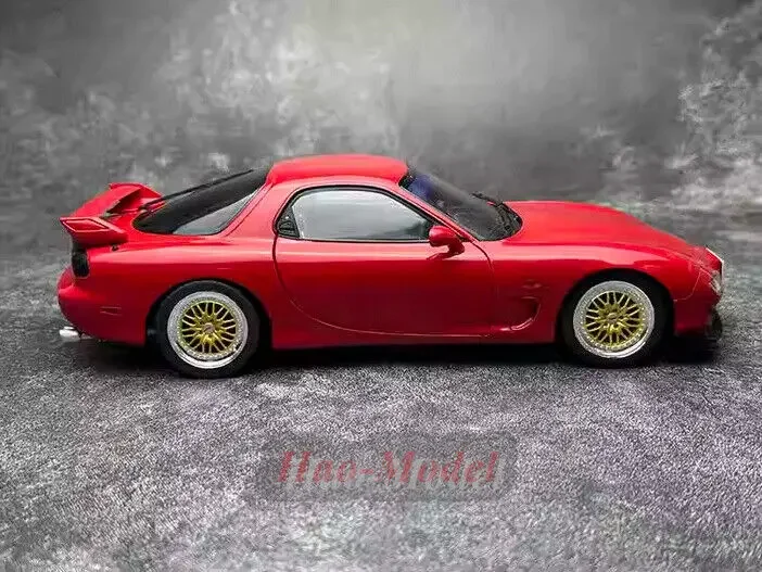 Solido 1/18 Voor Mazda RX7 FD RS 1994, Legering Diecast Model Auto Simulatie Jongens Verjaardagscadeau Hobby Display Ornamenten Rood/Groen