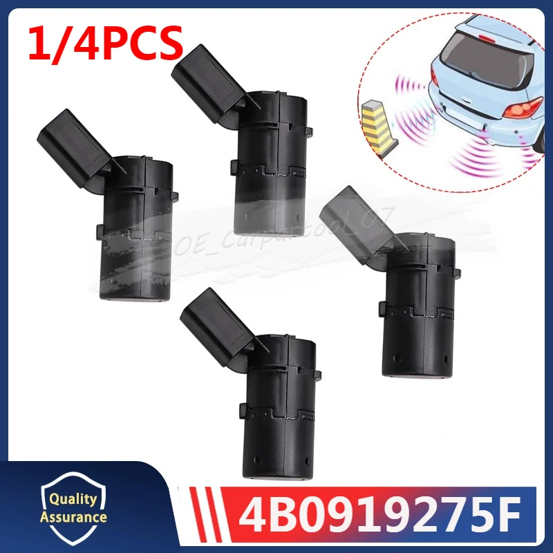 4B0919275F For 2005 2006 2007 2008 Audi A4 B7 B8 S4 A3 A6 C5 C6 C7 PDC Reverse Parking Assist Sensor 1/4PCS