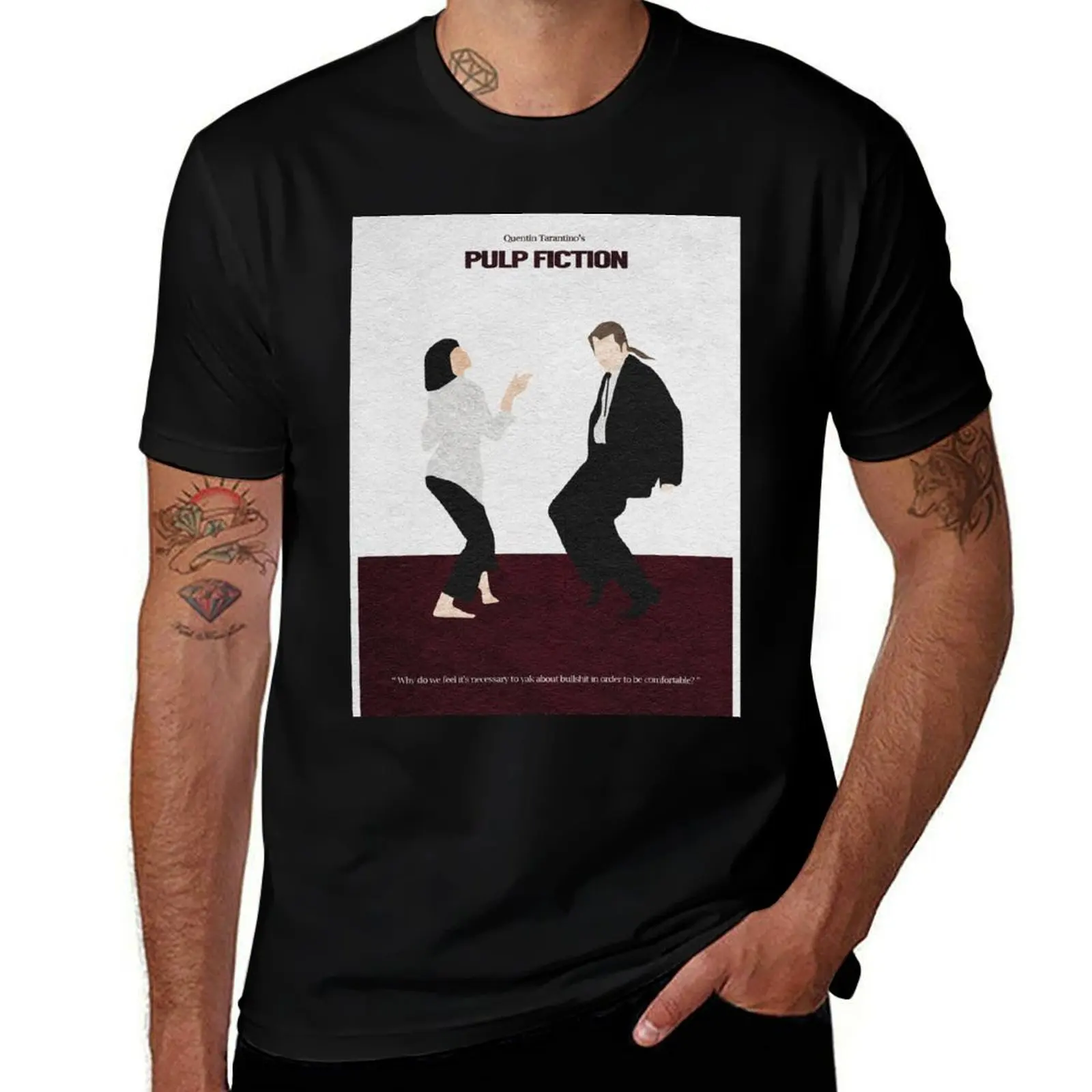 Pulp Fiction 2 T-Shirt Work Outdoor Short Sleeve Tee T-Shirt