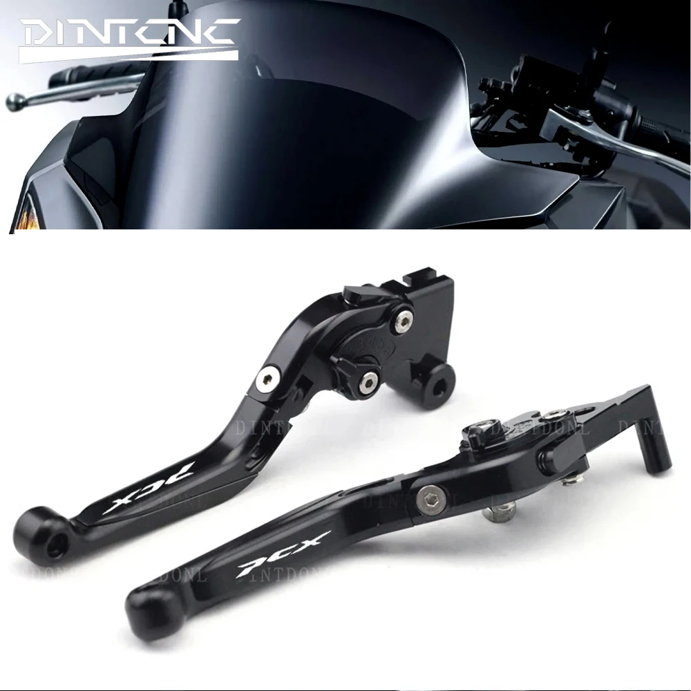 For HONDA PCX160 PCX 160 2021 2022 Front Rear Brake Lever Parking Assist Adjustable Stretch Fold Tie Rod Motorcycle Accessories