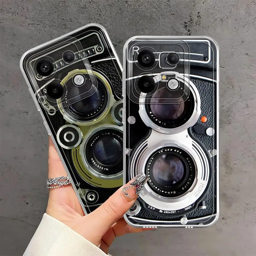 

Мягкий чехол для телефона Xiaomi Redmi Note 14 Pro Plus Note 13 14C 10S 9 10 12 13C A4 12S 11S 11 с креативным дизайном камеры