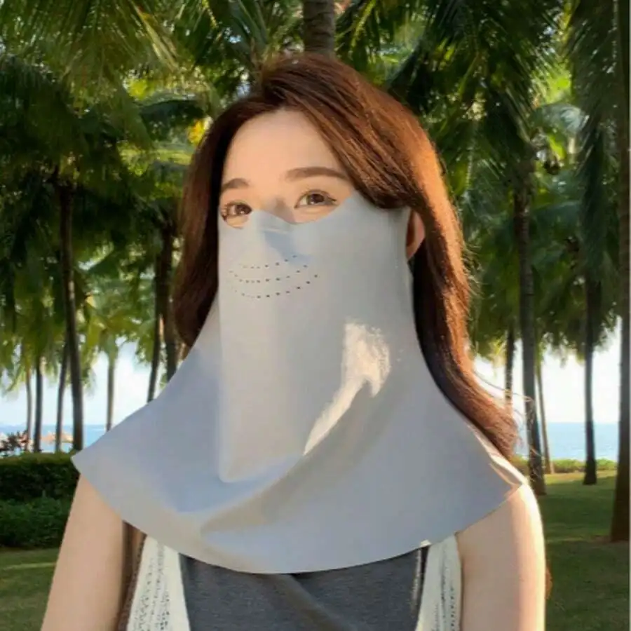 

UPF 50+ Face Shield With Neck Coverage, Breathable Face Cover For Summer Outdoor Sports
