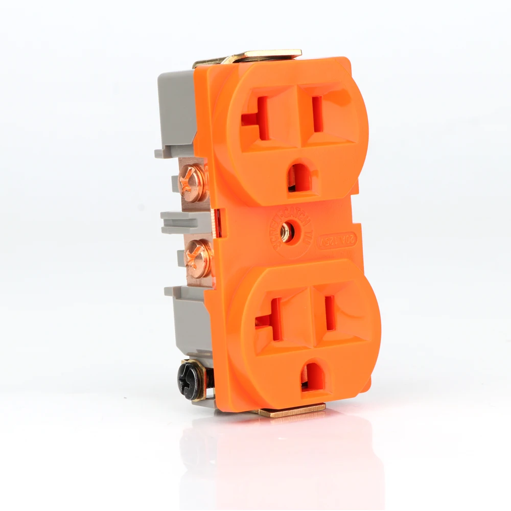 HIFI 6-Loch Amerikanische Standardsteckdose US-Stecker Stromanschluss 3-polige Elektrische Steckdose Abdeckung aus Aluminium – Detail 8