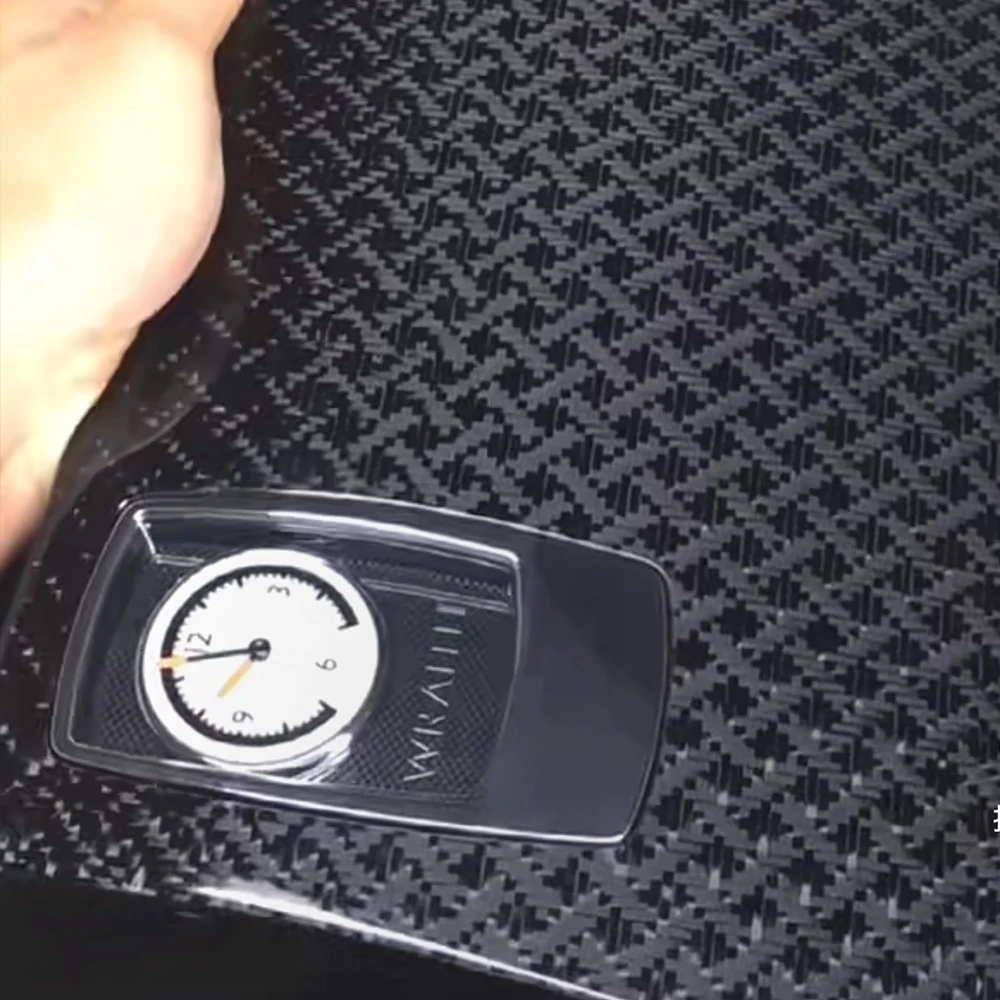 

for Rolls-Royce PET Forged Carbon Fiber Vinyl Film Car Wrap Stickers Anti Scratch Cover Air Release Self-Adhesive Car Wrap Foil