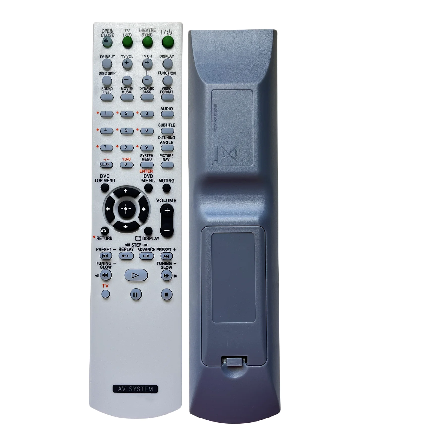 Replace AV System Remote fit for Sony HCD-DZ630 DAV-HDX265 HCD-HDX265 DAV-DZ231 HCD-DZ231 DVD Home Theatre System