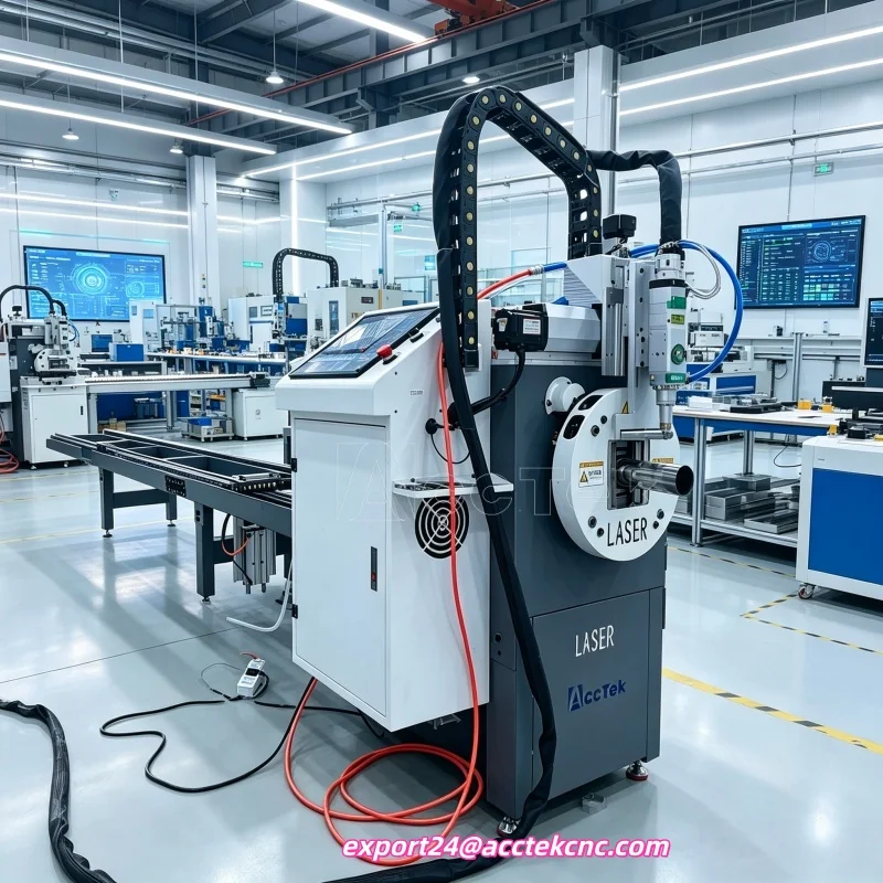 Machine de découpe laser CNC pour tubes métalliques en acier, machine de découpe laser multifonctionnelle adaptée à tous types de tubes