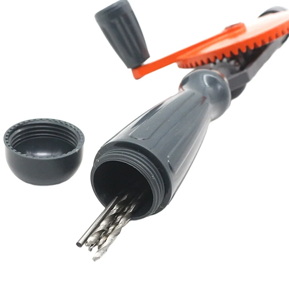 Portable Multi-function Hand Crank Small Drill Manual Hand Drill Set With 10 Bits For DIY Woodworking Puncher Clamping Tools Set